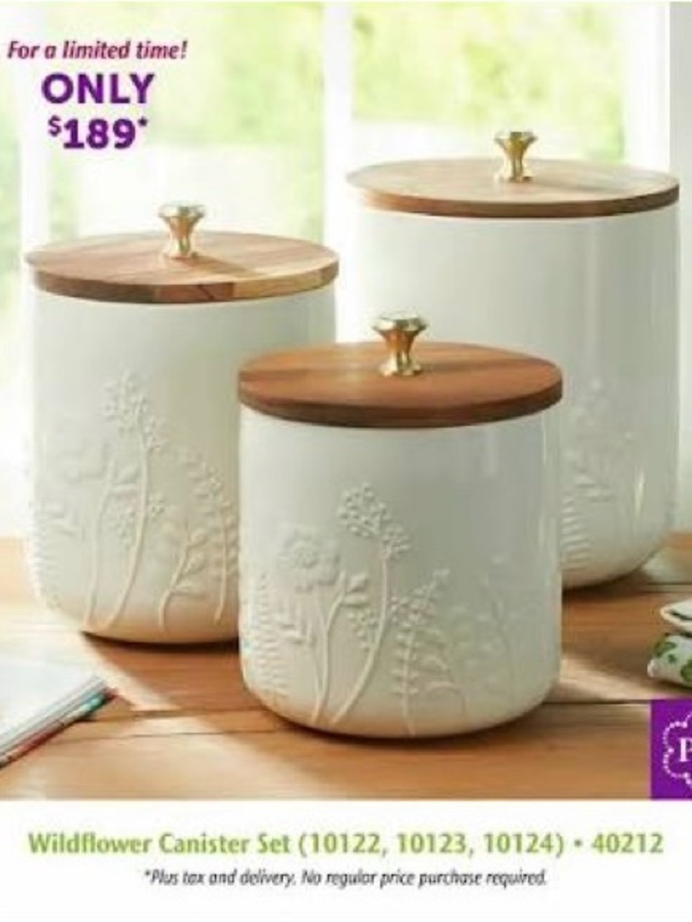 Princess House Canister Set